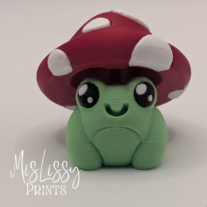 Frog with Mushroom Cap Clicker