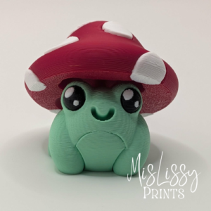 Frog with Mushroom Cap Clicker