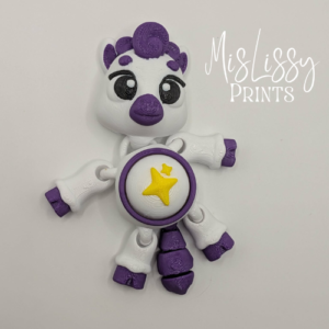 Horse Flexi with Star Belly Clicker