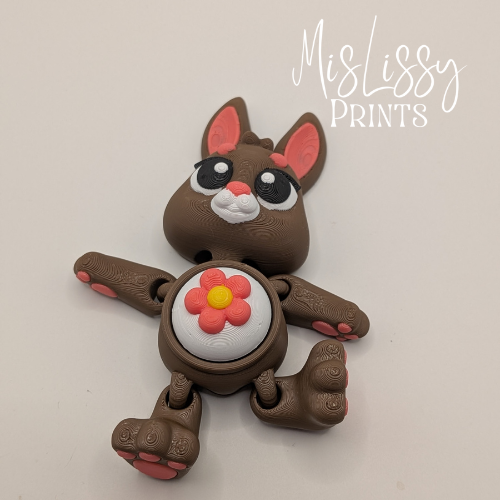 Bunny with Flower Belly Clicker - Image 4