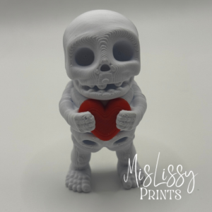 Skeleton Holding Heart