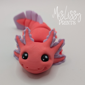 Axolotl - Pink and Purple